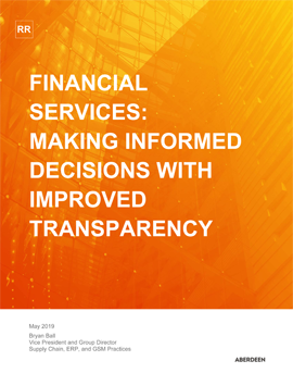 Financial Services: Making Informed Decisions with Improved Transparency