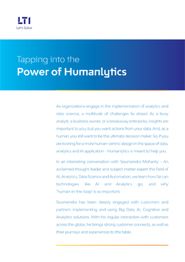 Tapping into the Power of Humanlytics