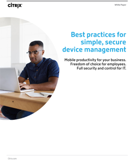 Best practices for simple, secure device management